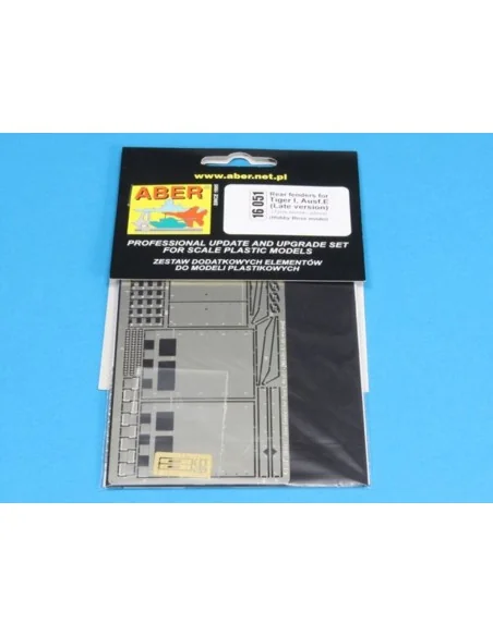 Rear fenders for Tiger I Ausf.E-(Late version), 1/16 - Aber Models ...