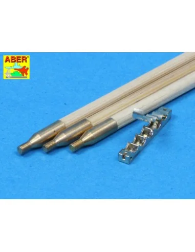 Barrel cleaning rods for Tiger II, 1/16 - Aber Models 16052