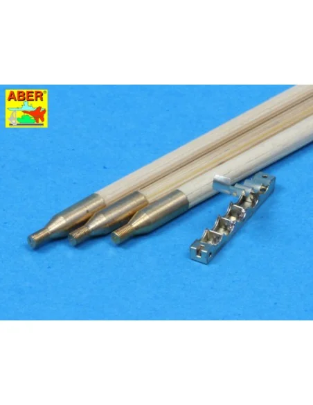 Barrel cleaning rods for Tiger II, 1/16 - Aber Models 16052