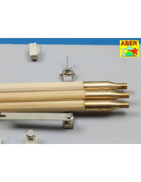 Barrel cleaning rods for Tiger II, 1/16 - Aber Models 16052