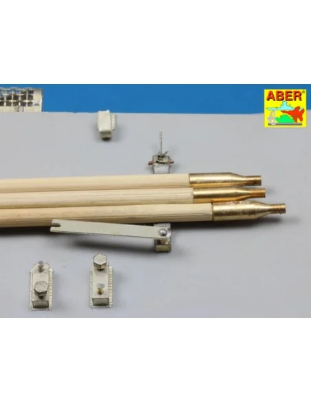Barrel cleaning rods for Tiger II, 1/16 - Aber Models 16052