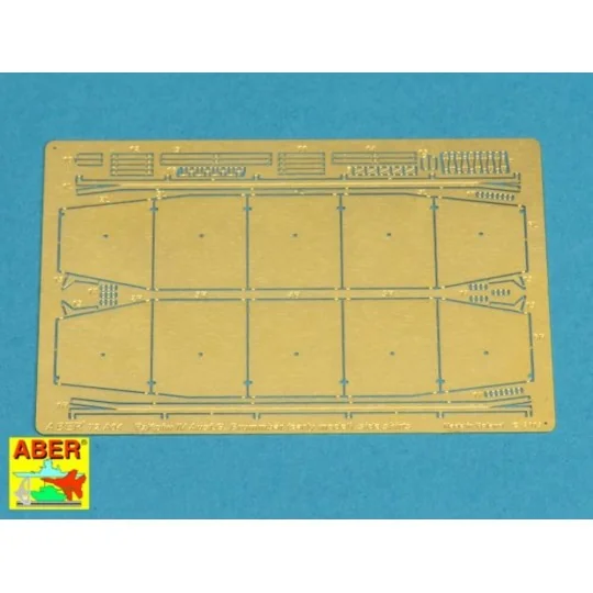 Side skirts for PzKpfw IVG - Aber Models 72 A04