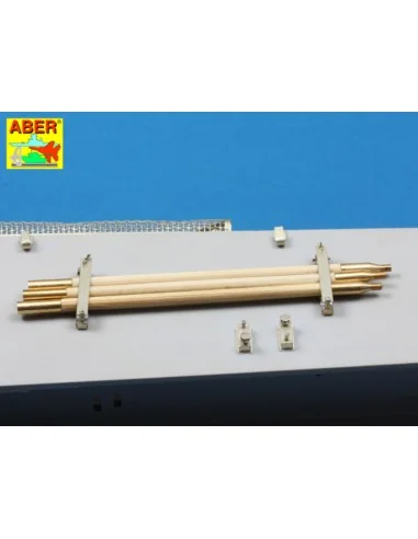 Barrel cleaning rods for Tiger II, 1/16 - Aber Models 16052
