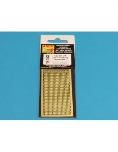 Panzer 38 track numbers, 1/16 - Aber Models 16053
