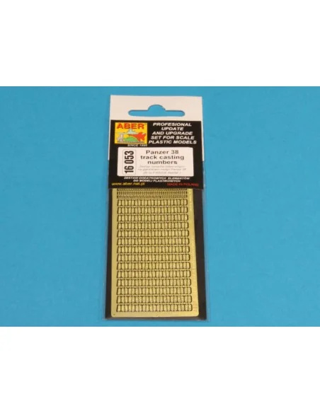 Panzer 38 track numbers, 1/16 - Aber Models 16053