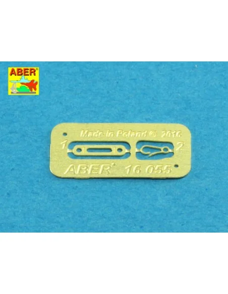 Set of US Army MS antennas to MP-48 base, 1/16 - Aber Models 16055