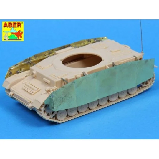 Side skirts for Pz IV H - Aber Models 72 A05