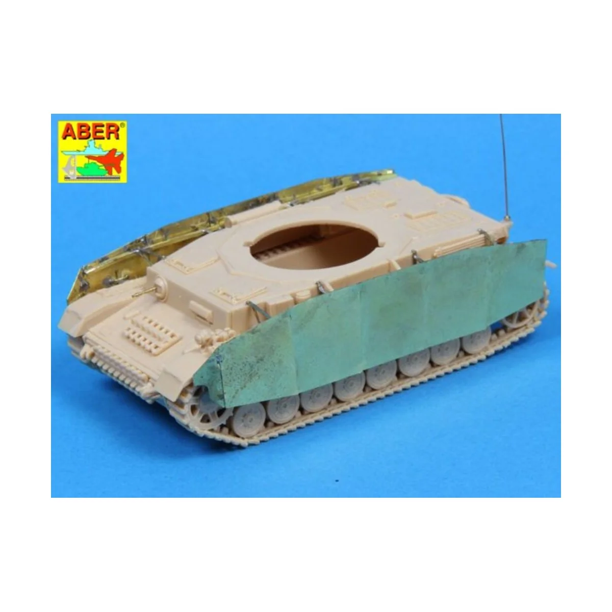 Side skirts for Pz IV H, 1/72 - Aber Models 72 A05 Side skirts for Pz IV H, 1/72 - Aber Models 72 A05