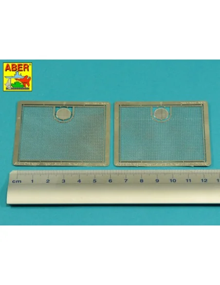 Aditional smaller mesh used on some Tiger I, Ausf.E under standart ...