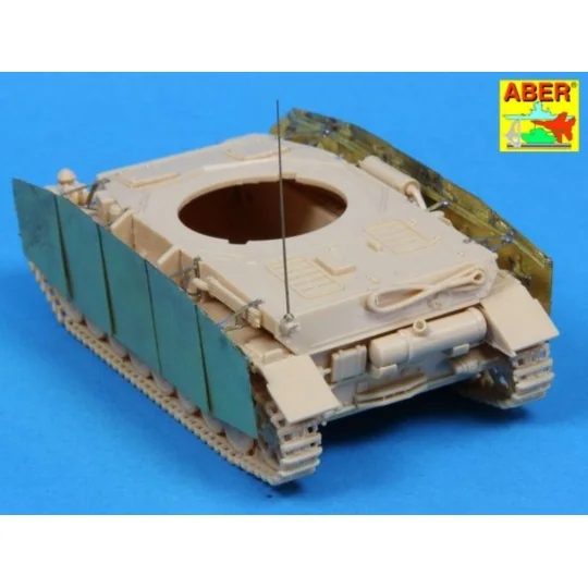 Side skirts for Pz IV H, 1/72 - Aber Models 72 A05 Side skirts for Pz IV H, 1/72 - Aber Models 72 A05