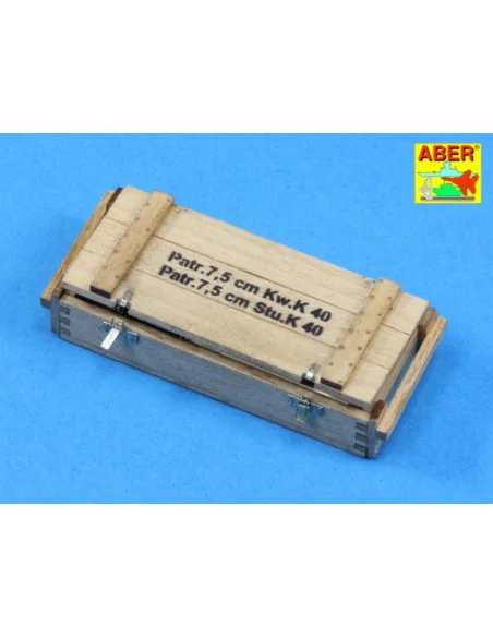 [NO_DESC] Transport boxes with 6 ammo PzKpfw. IV, 1/16 - Aber Model...