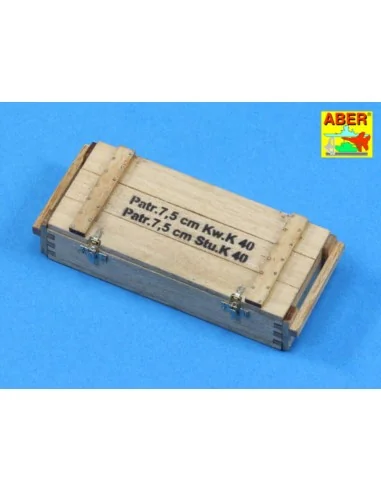 Transport boxes with 6 ammo PzKpfw. IV, 1/16 - Aber Models 16057