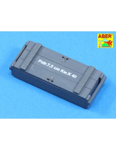 Transport boxes with 6 ammo PzKpfw. IV, 1/16 - Aber Models 16057