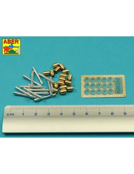 German Stielhandgranate 24 –set of 15 pcs. All metal parts, 1/16 - ...