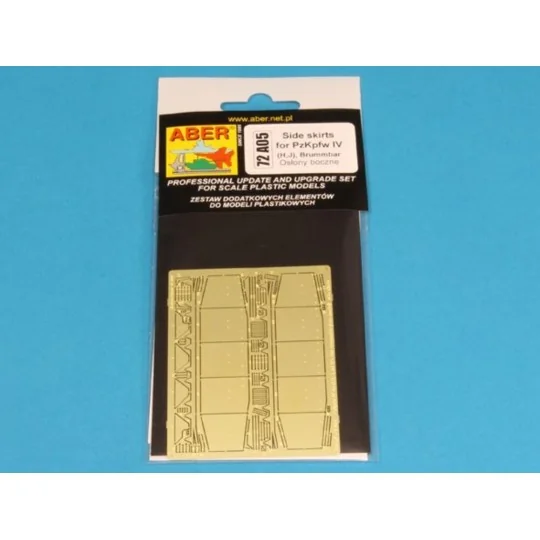 Side skirts for Pz IV H - Aber Models 72 A05