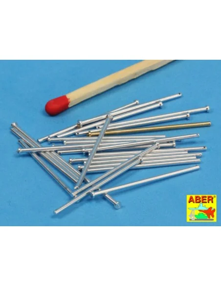 Panzer IV track link pins x 25 pcs., 1/16 - Aber Models 16 068A