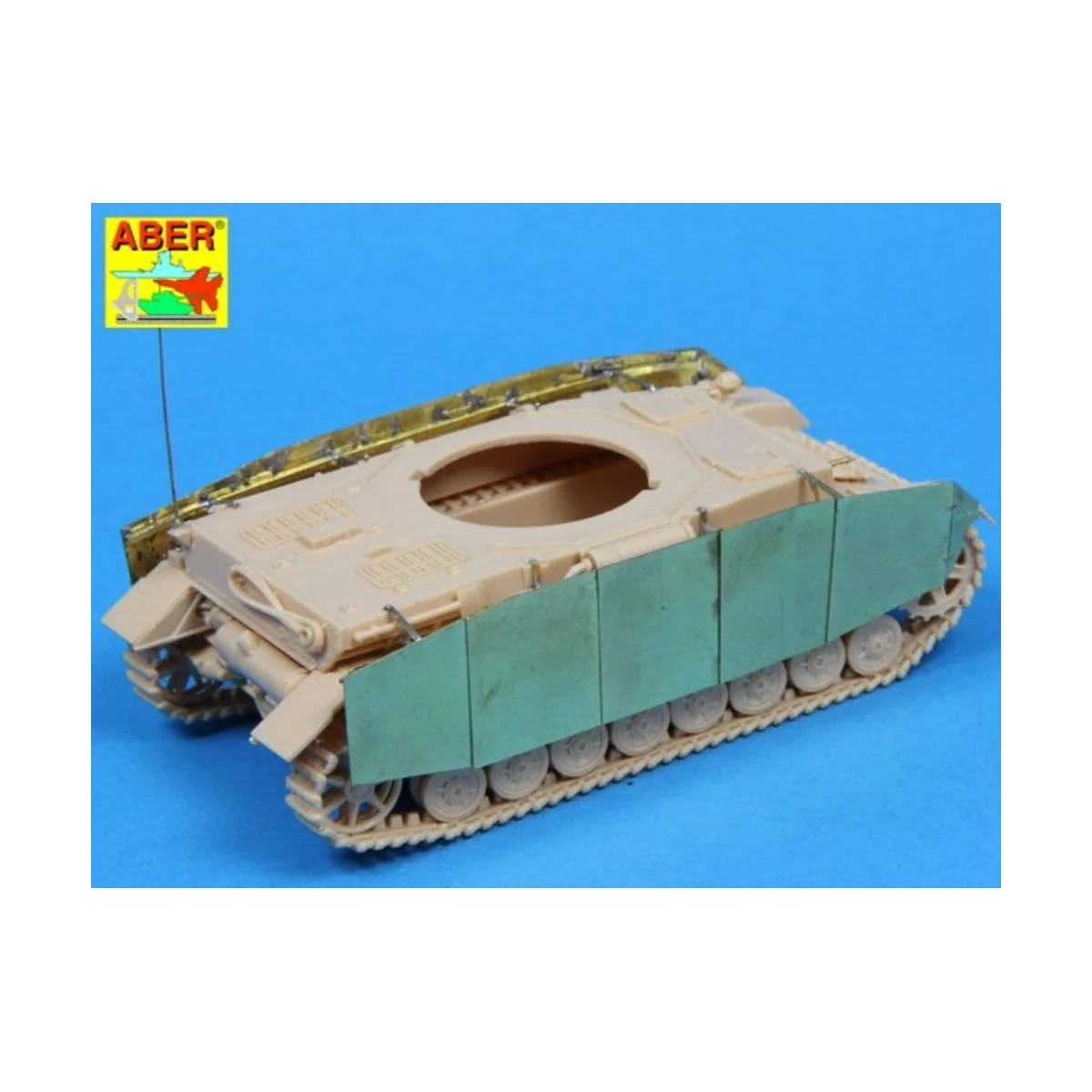 Side skirts for Pz IV H, 1/72 - Aber Models 72 A05 Side skirts for Pz IV H, 1/72 - Aber Models 72 A05