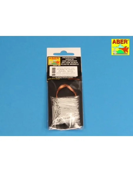 Panzer IV track link pins x 25 pcs., 1/16 - Aber Models 16 068A