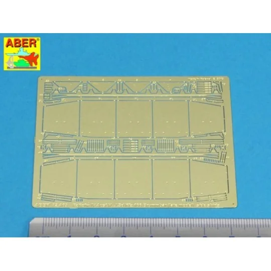 Side skirts for Pz IV H, 1/72 - Aber Models 72 A05 Side skirts for Pz IV H, 1/72 - Aber Models 72 A05