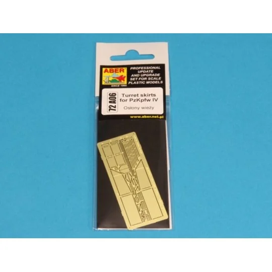 Turret skirts for Pz IV - Aber Models 72 A06