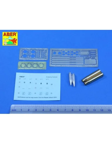 Ammo stowage rack type A for long rounds, 1/16 - Aber Models 16 075A