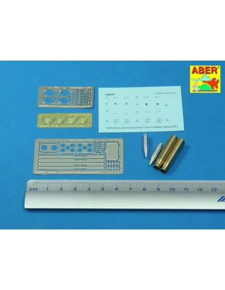 Ammo stowage rack type B for long rounds, 1/16 - Aber Models 16 075B