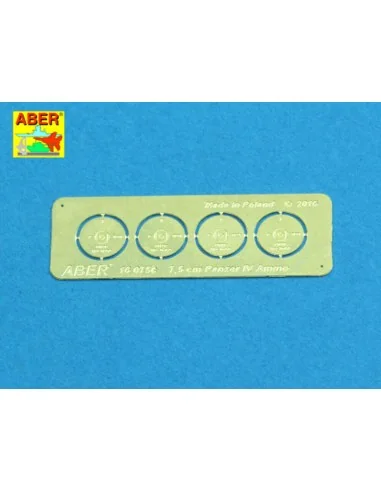 Ammo stowage rack type B for long rounds, 1/16 - Aber Models 16 075B
