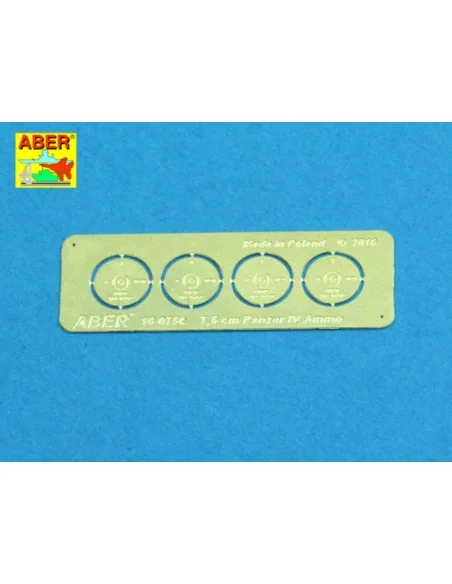 Ammo stowage rack type B for long rounds, 1/16 - Aber Models 16 075B