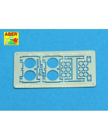 Ammo stowage rack type B for long rounds, 1/16 - Aber Models 16 075B