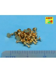 Turned imitation of Hexagon bolts x30, 1/16 - Aber Models 16100