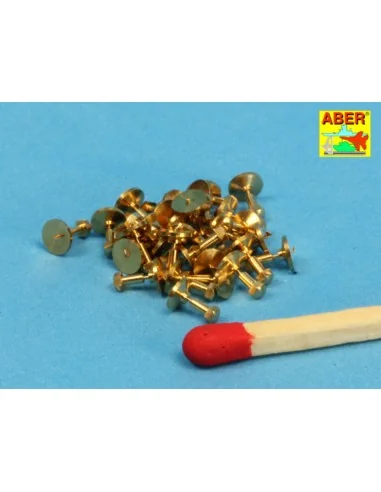 Turned imitation of Hexagon bolts x30, 1/16 - Aber Models 16100