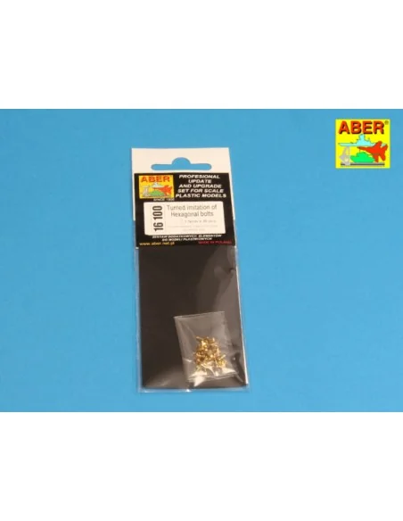 Turned imitation of Hexagon bolts x30, 1/16 - Aber Models 16100