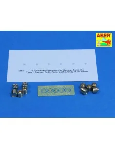 Smoke Discharges for rear granade racks, 1/16 - Aber Models 16101 2