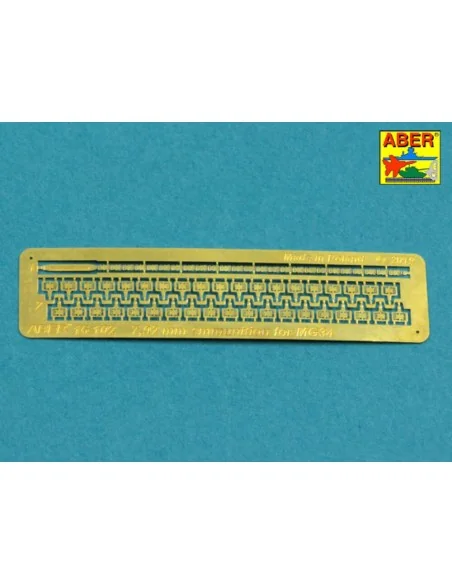 7, 92 mm Amunition for German MG34 Machine Gun x 25 pcs., 1/16 - Ab...