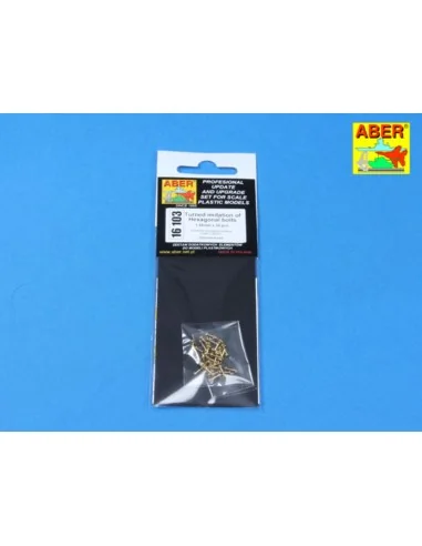 Imitation of Hexagonal bolts 1, 55 mm x 30 pcs., 1/16 - Aber Models...