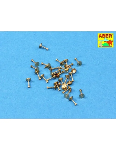 Turned imitation of Hexagonal bolts 1, 19 mm x 30 pcs., 1/16 - Aber...