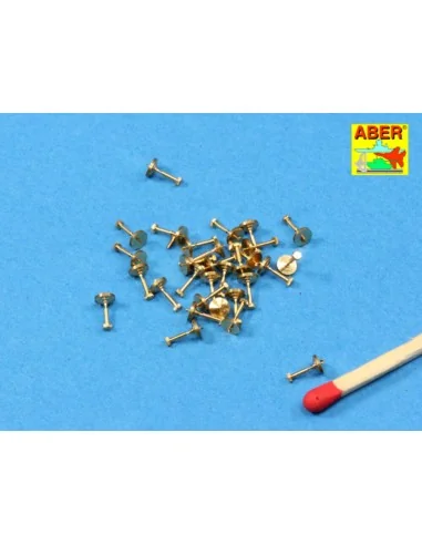 Turned imitation of Hexagonal bolts 1, 19 mm x 30 pcs., 1/16 - Aber...