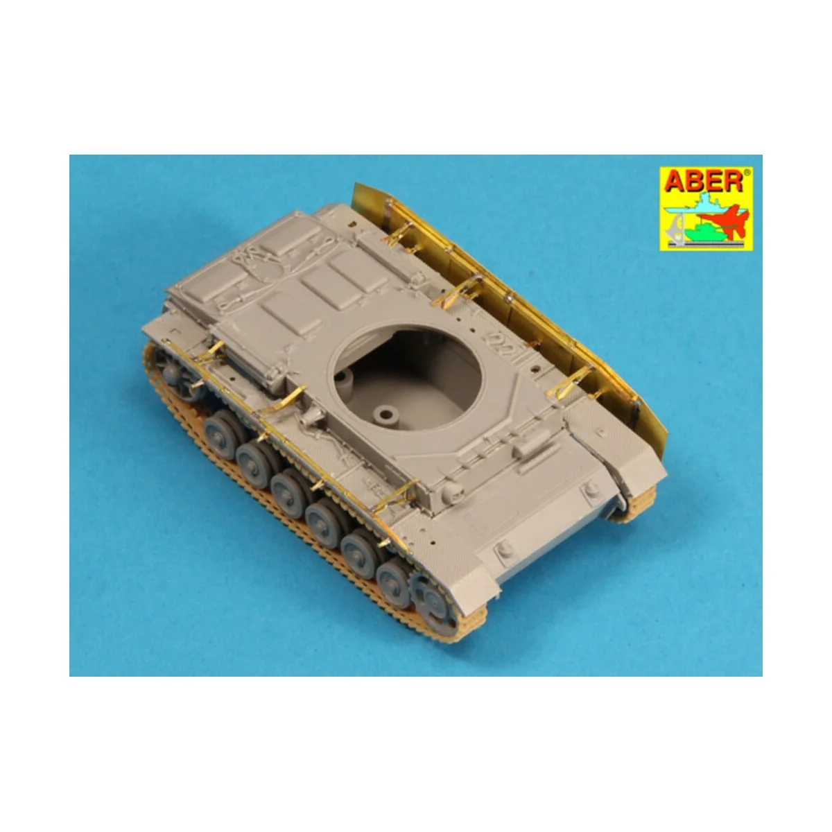 Side skirts for PzKpfw III, 1/72 - Aber Models 72 A09