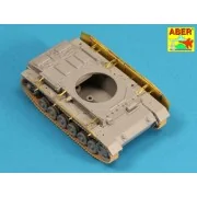 Side skirts for PzKpfw III - Aber Models 72 A09
