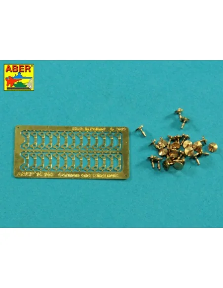 One wing nuts for German vehicles PE nuts with turned bolt x 26 pcs...