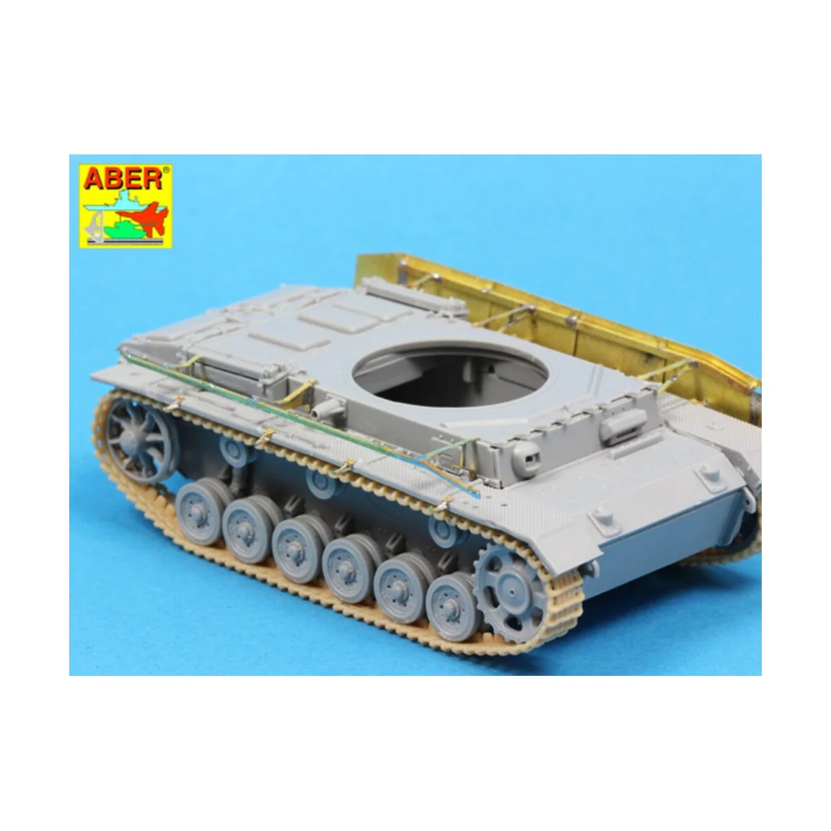 Side skirts for PzKpfw III - Aber Models 72 A09