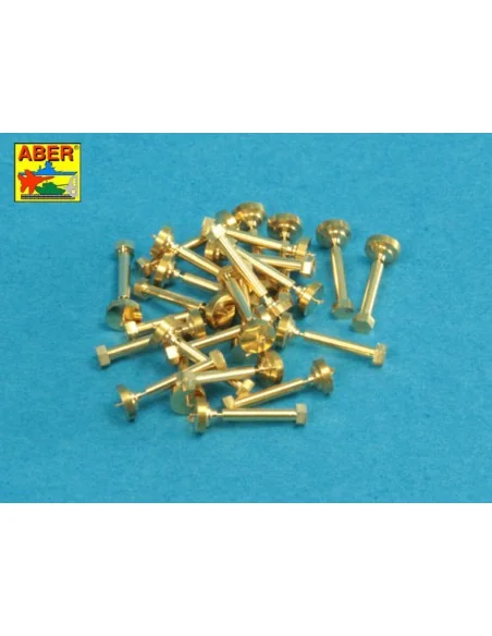 Turned imitation of Hexagonal bolts 1, 6 x 6, 0 mm x 25 pcs., 1/16 ...