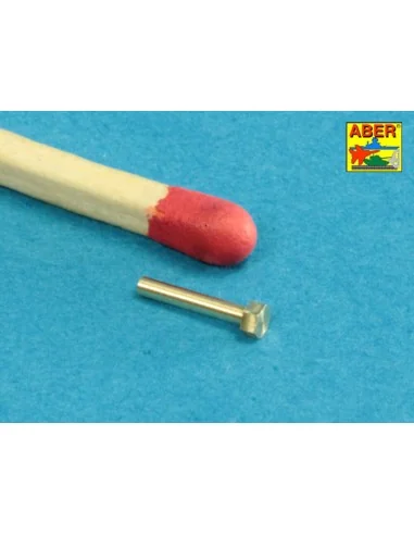 Turned imitation of Hexagonal bolts 1, 6 x 6, 0 mm x 25 pcs., 1/16 ...