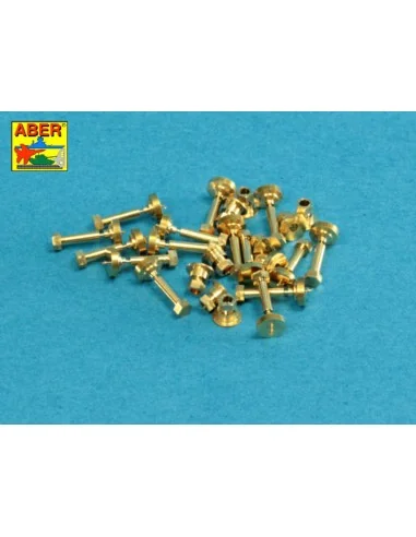 Turned imitation of Hexagonal bolts & nuts 1, 6 x 4, 0 mm x 15 pcs....