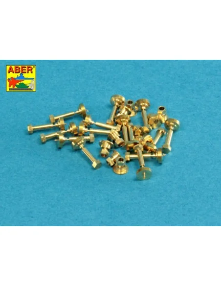 Turned imitation of Hexagonal bolts & nuts 1, 6 x 4, 0 mm x 15 pcs....
