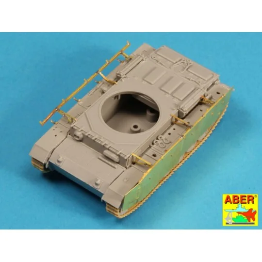 Side skirts for PzKpfw III, 1/72 - Aber Models 72 A09