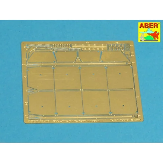 Side skirts for PzKpfw III - Aber Models 72 A09