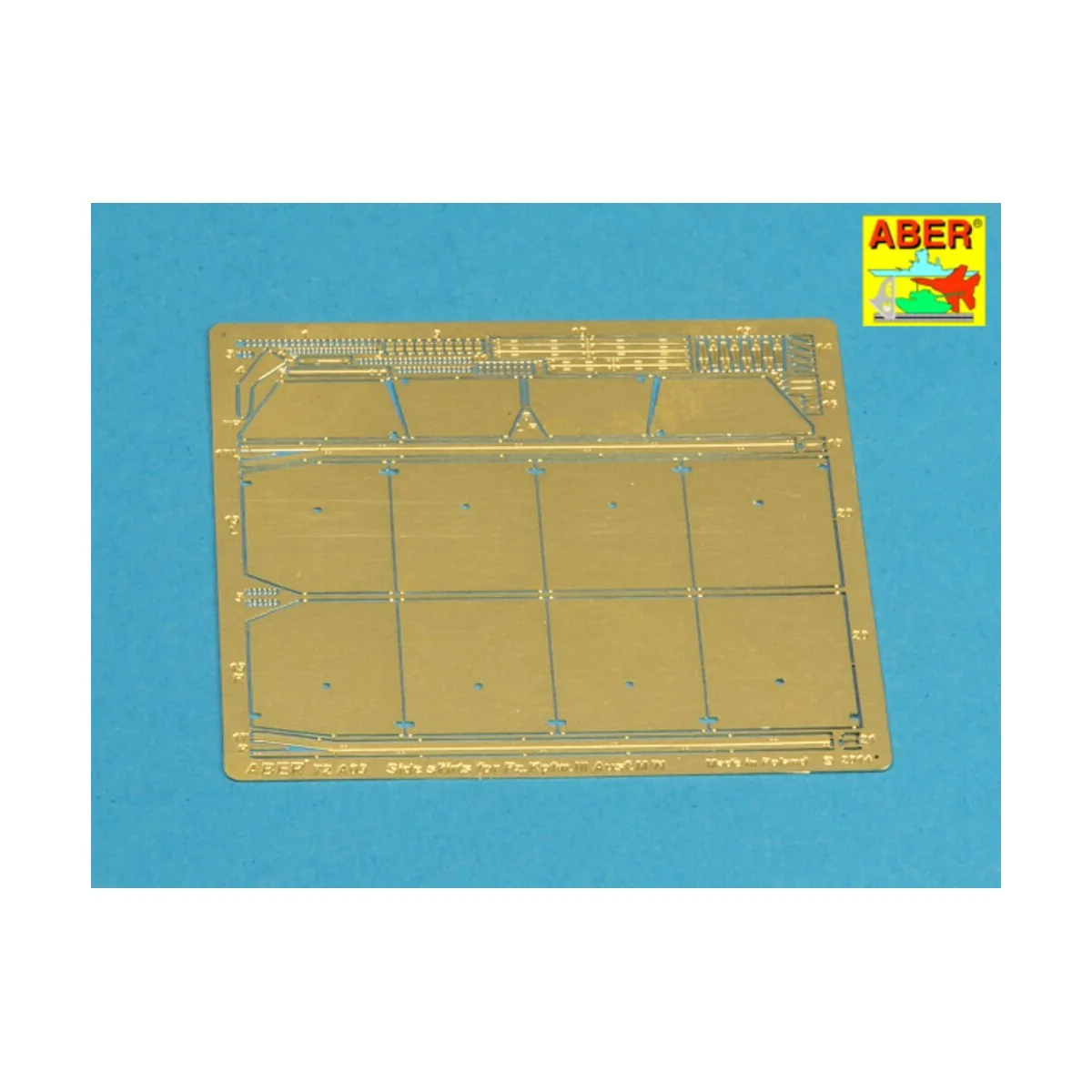 Side skirts for PzKpfw III, 1/72 - Aber Models 72 A09