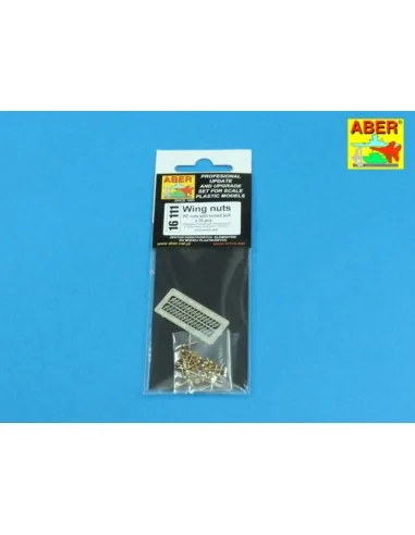 [NO_DESC] Wing nuts PE nuts with turned bolt x 30 pcs., 1/16 - Aber...