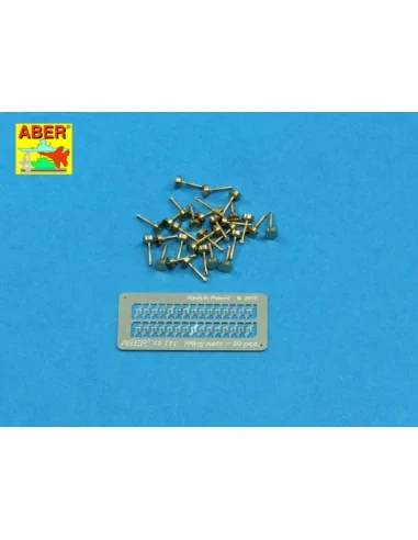 [NO_DESC] Wing nuts PE nuts with turned bolt x 30 pcs., 1/16 - Aber...